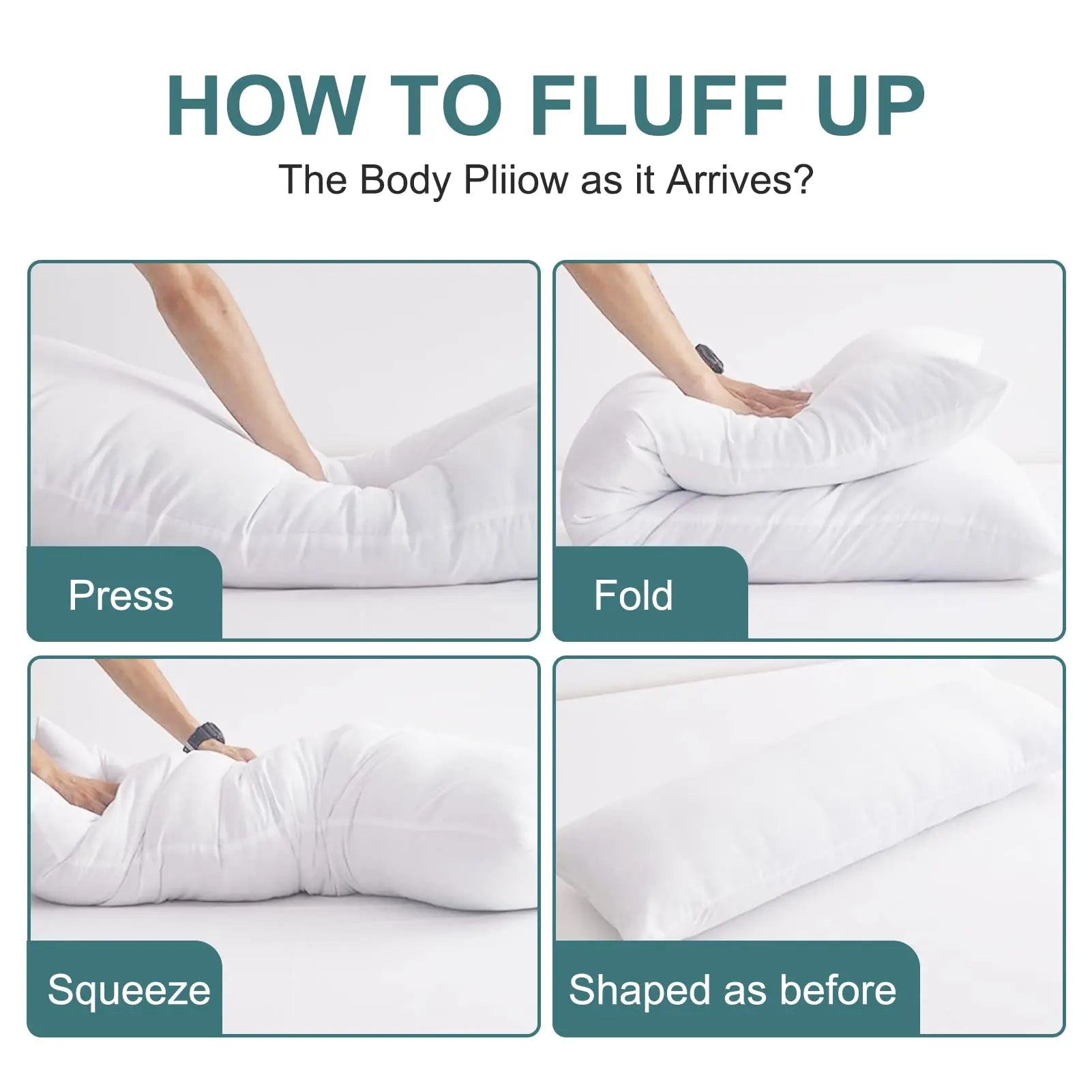 Slumblr® Breathable Large Body Pillow Slumblr