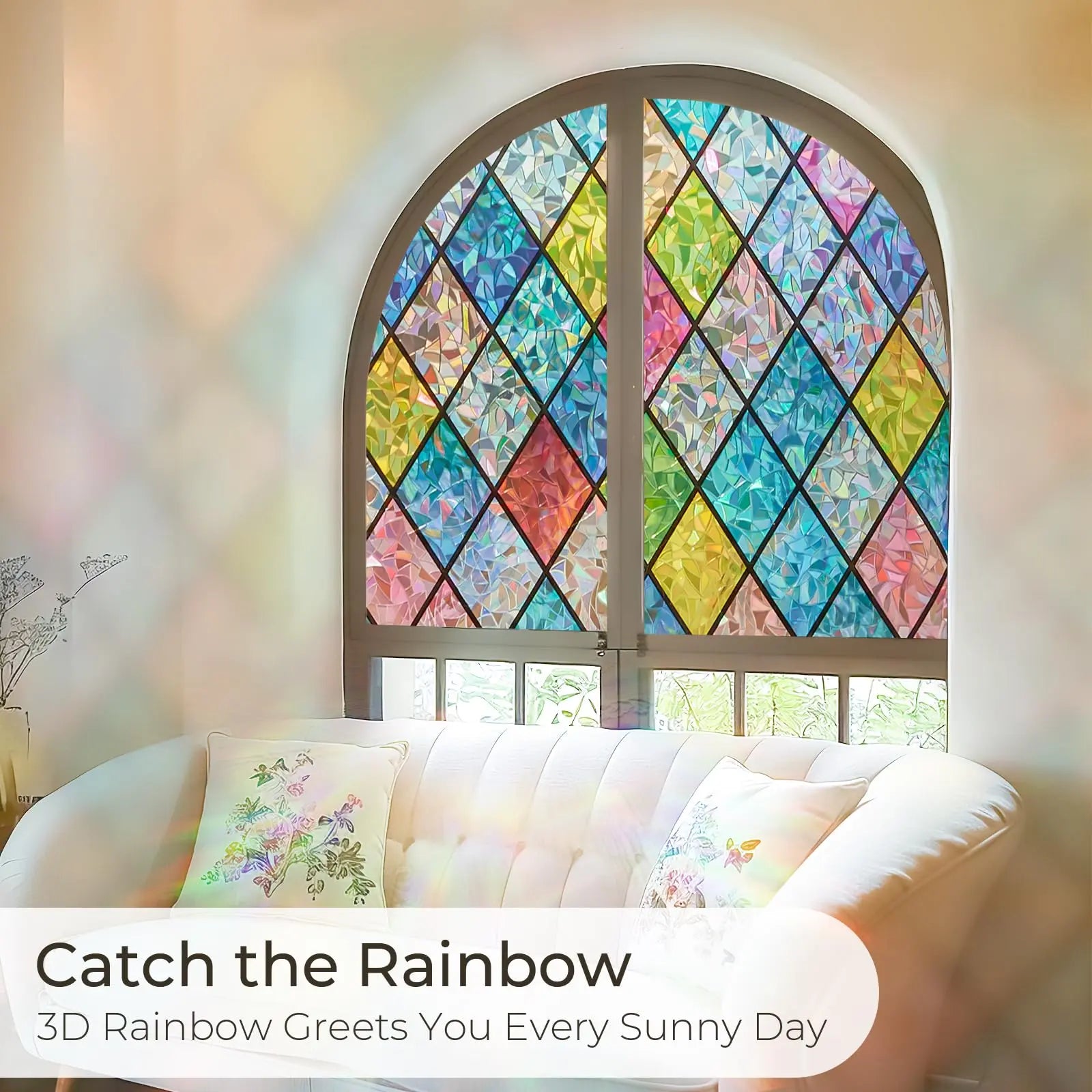 Slumblr® Rainbow Privacy Window Film Slumblr
