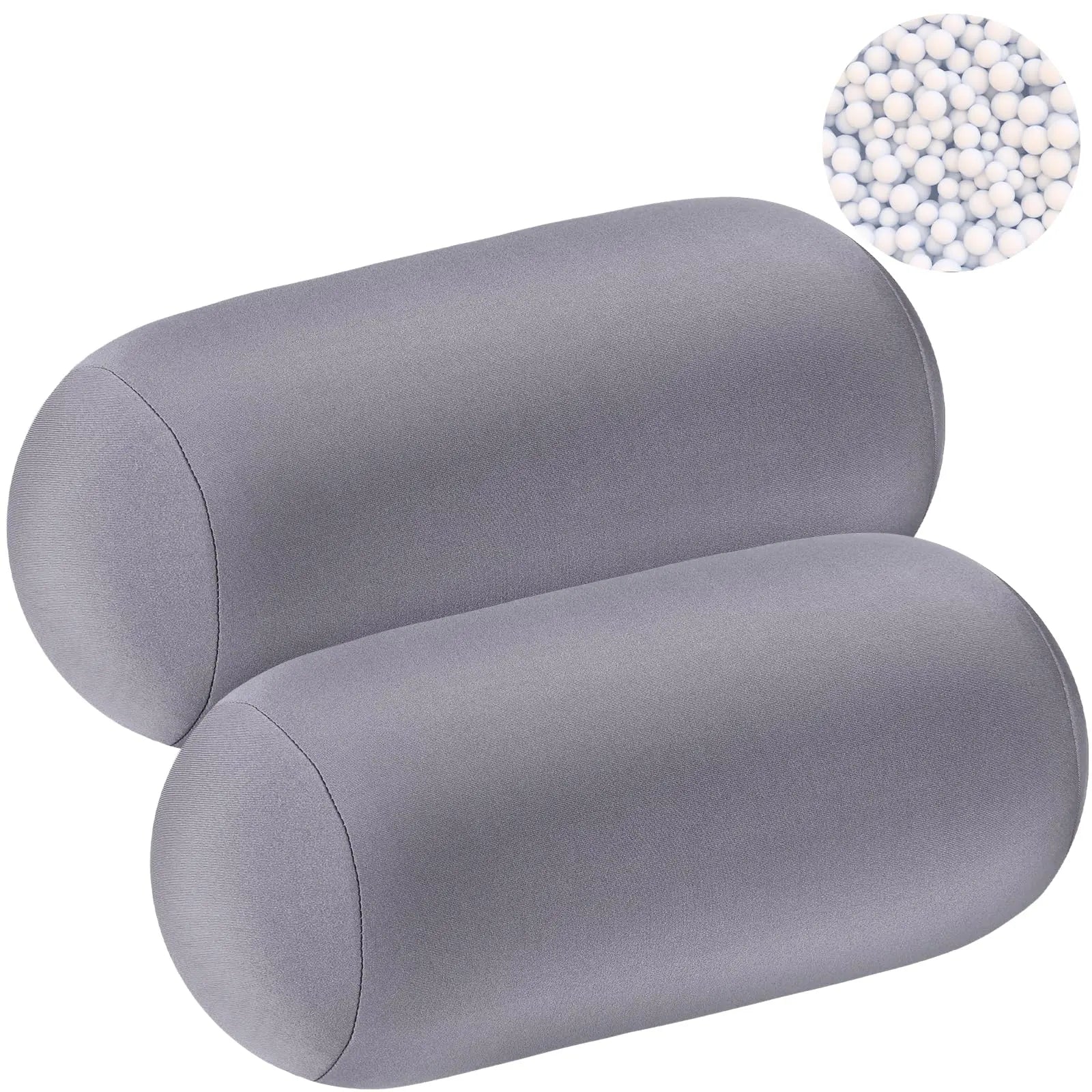 Slumblr® Microbead Soft Roll Pillow (2 Pcs) Slumblr