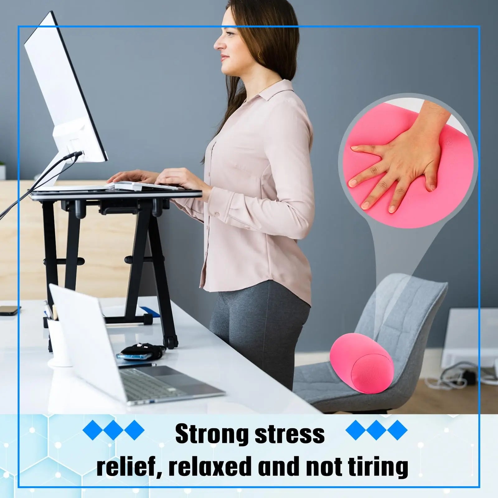 Slumblr® Microbead Soft Roll Pillow (2 Pcs) Slumblr