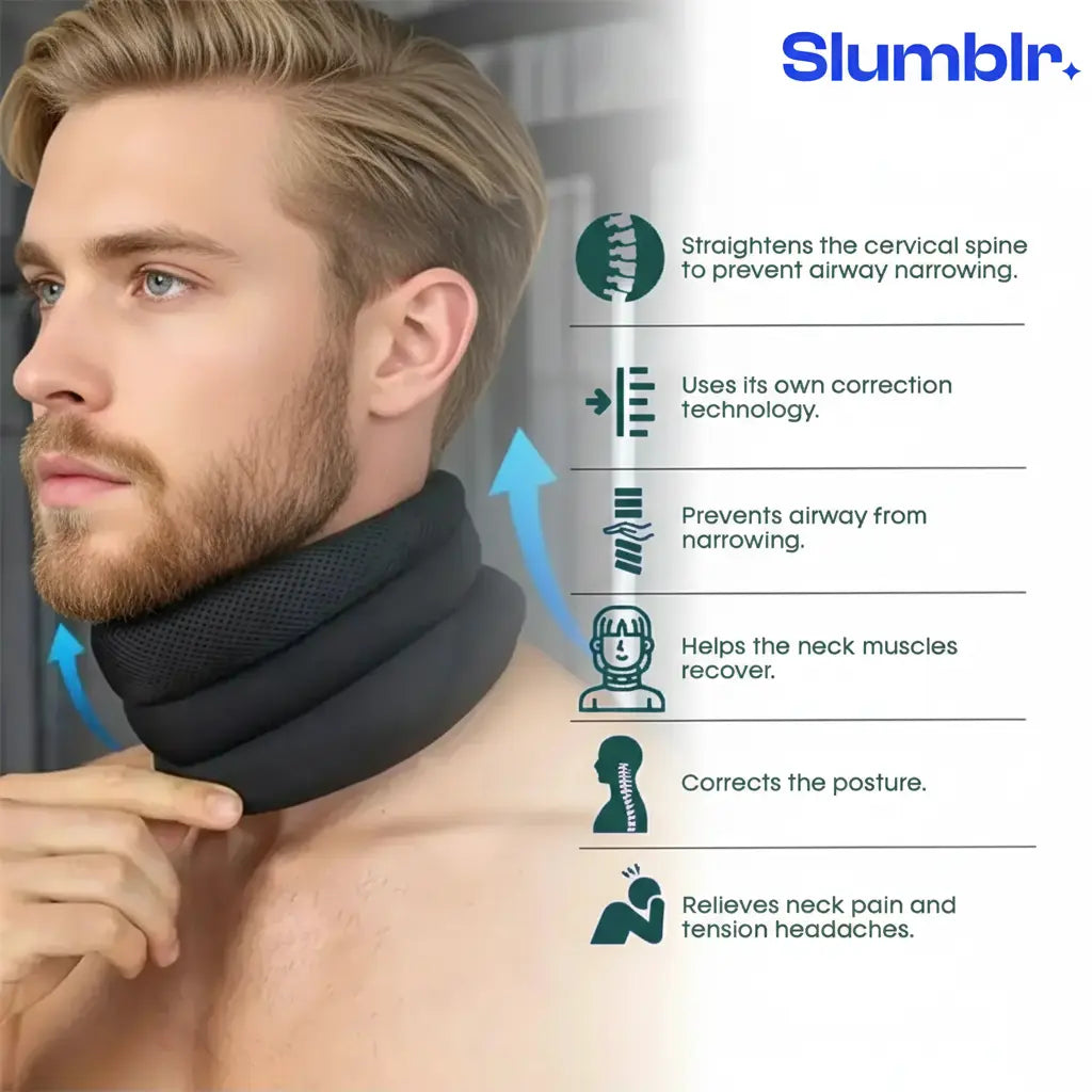 Slumblr® Adjustable Neck Support for Snoring Relief Slumblr
