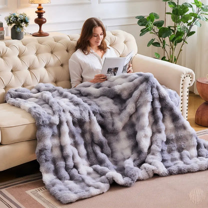 Slumblr® Cozy Faux Rabbit Fleece Throw Blanket Slumblr