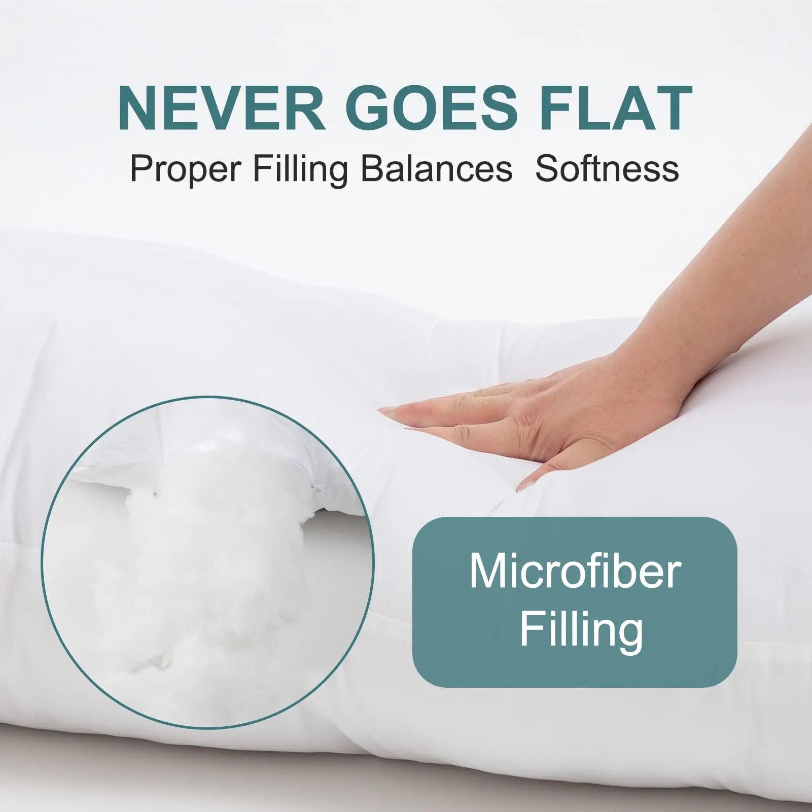 Slumblr® Breathable Large Body Pillow Slumblr