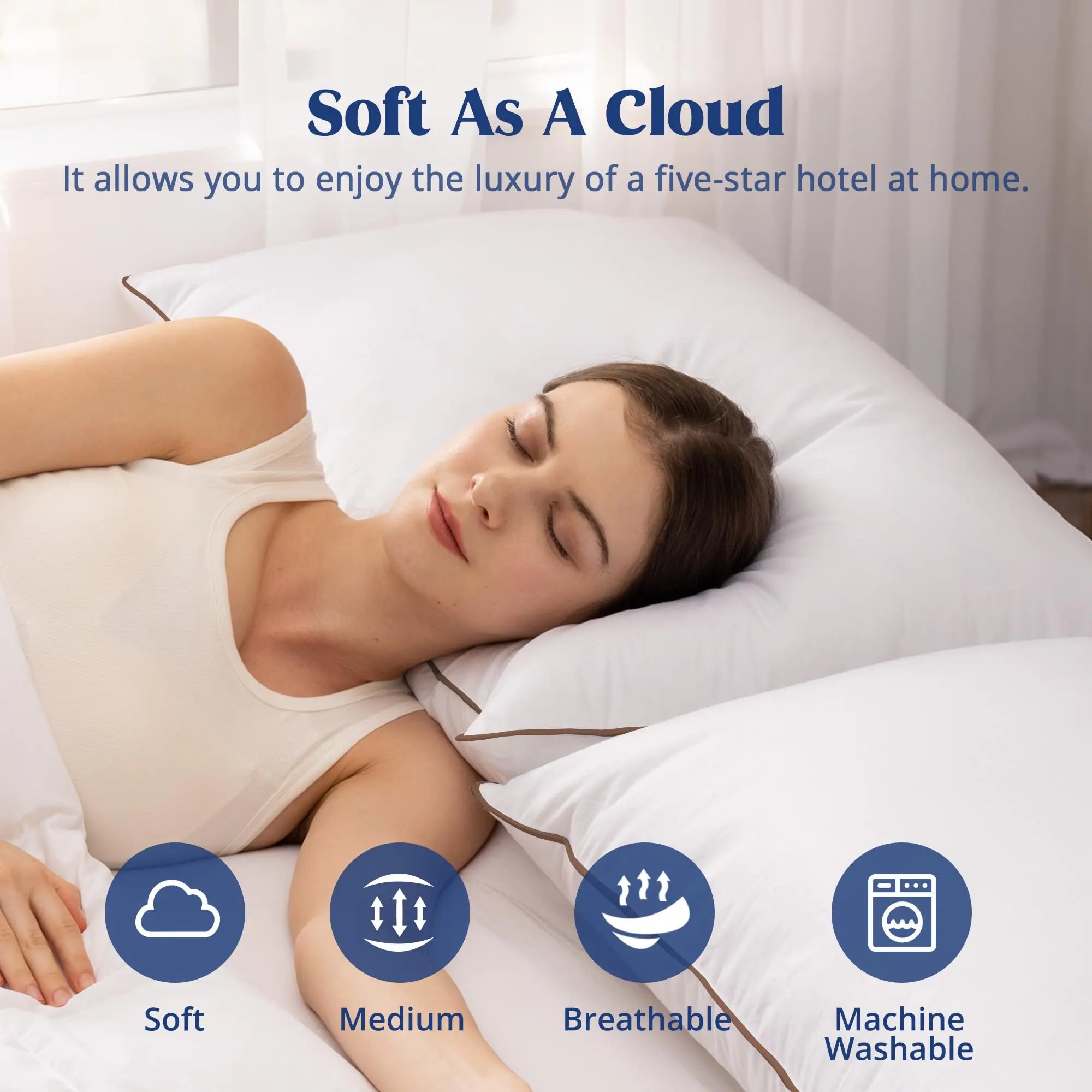 Slumblr® Luxury Hotel Goose Down Pillow Slumblr