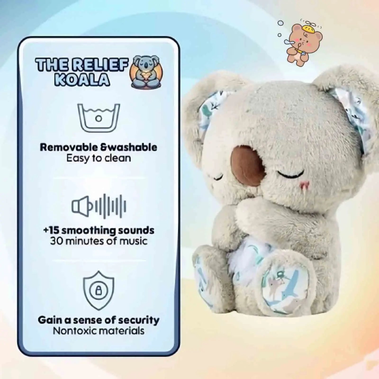 Slumblr® Breathing Otter Plush Musical Toy Slumblr