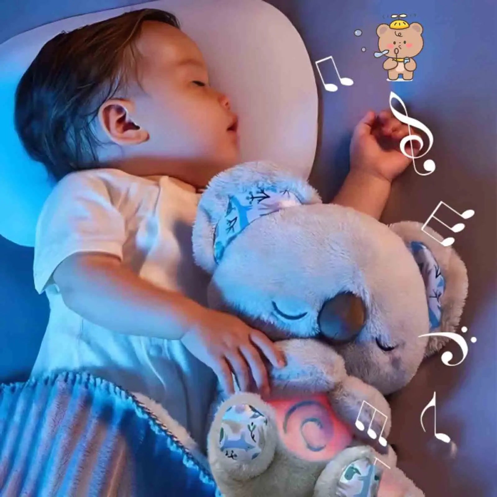 Slumblr® Breathing Otter Plush Musical Toy Slumblr