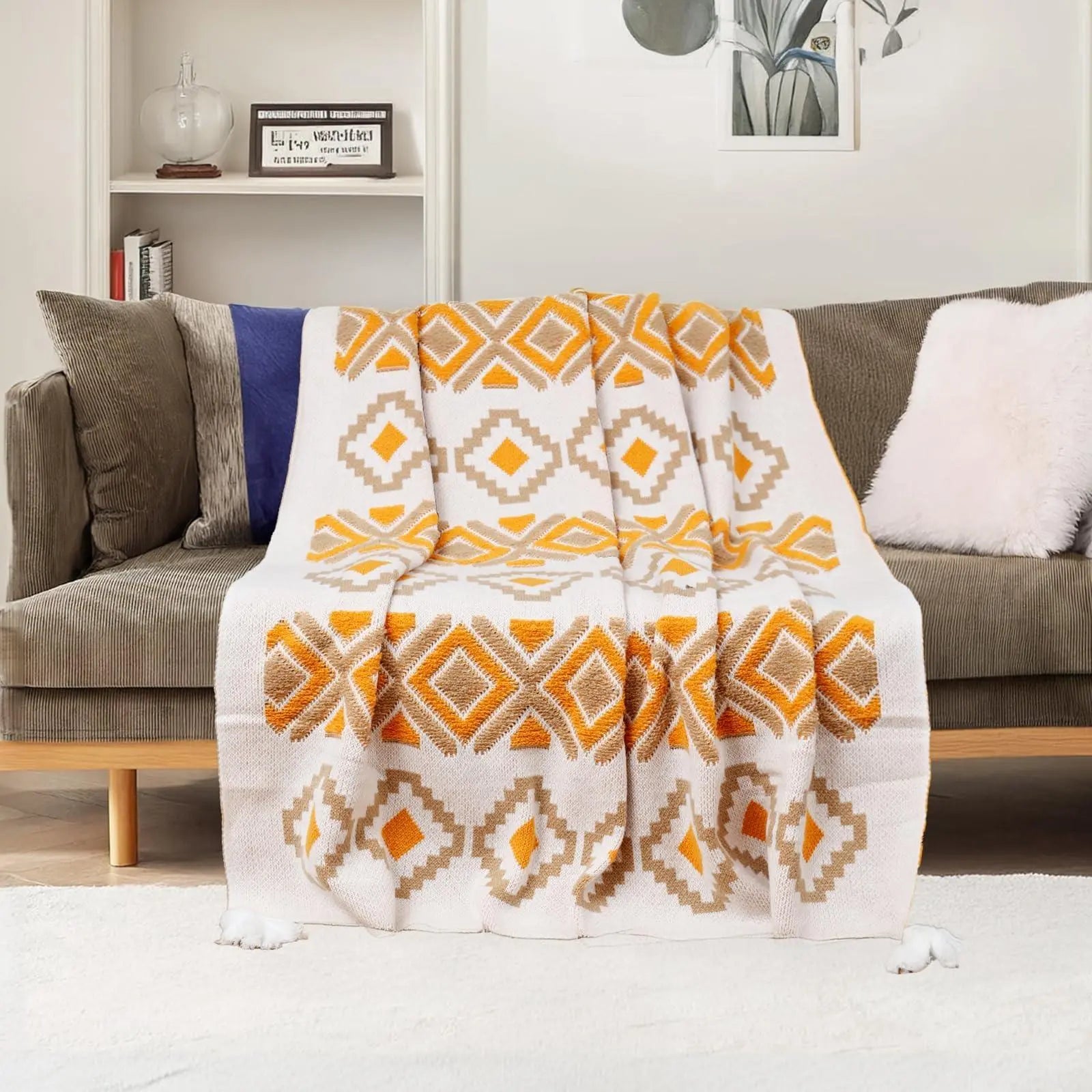 Slumblr® Aztec Boho Woven Throw Blanket Slumblr