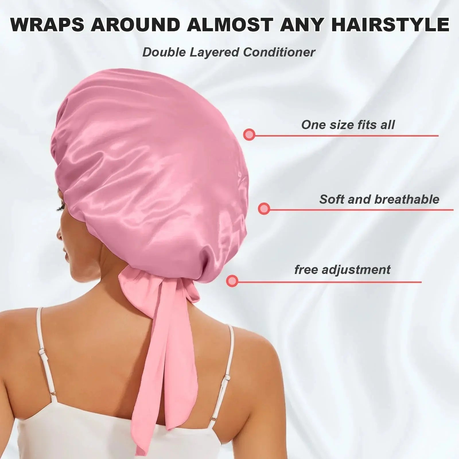 Slumblr® Satin Silk Sleep Bonnet Slumblr