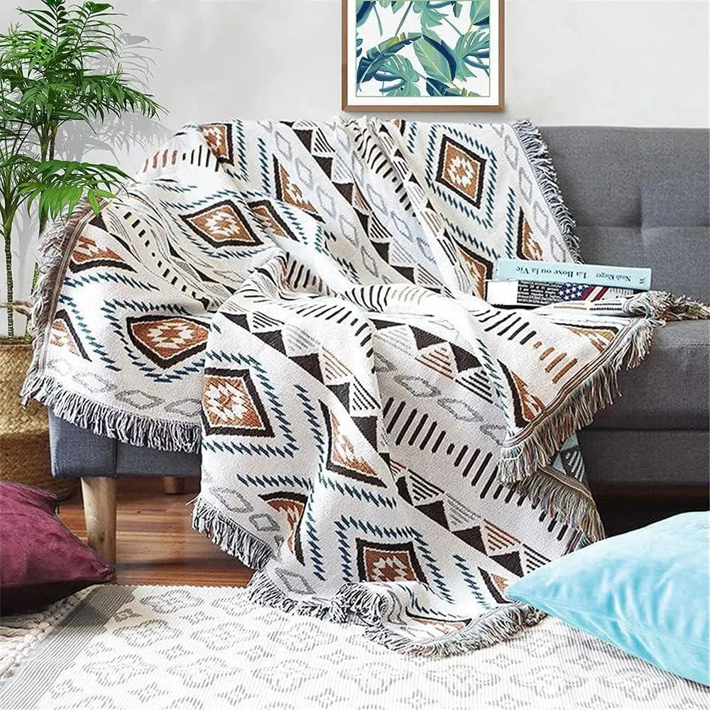 Slumblr® Aztec Boho Woven Throw Blanket Slumblr