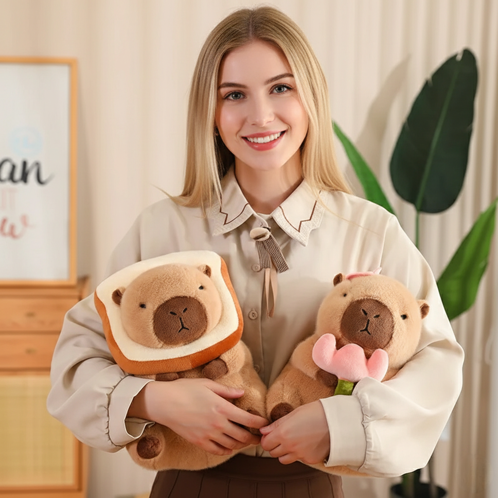 Slumblr® Cute Capybara Soft Plush Pillow