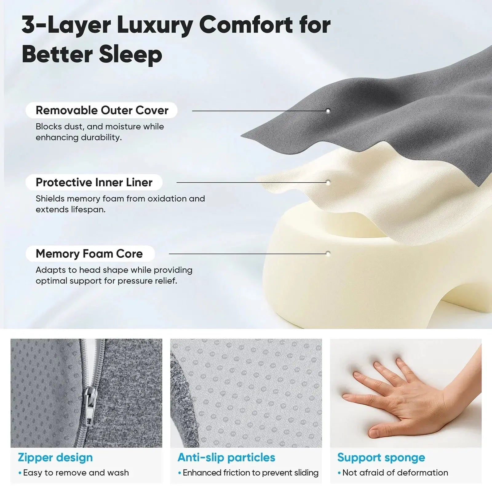 Slumblr® Breathe Easy Face Down Pillow Slumblr