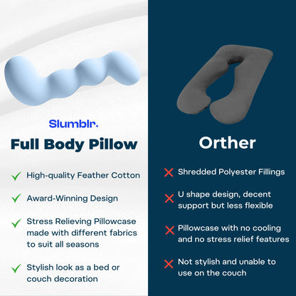 Slumblr® Dino Full Body Pillow 2.0