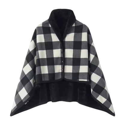 Slumblr® Fleece Wearable Plaid Blanket