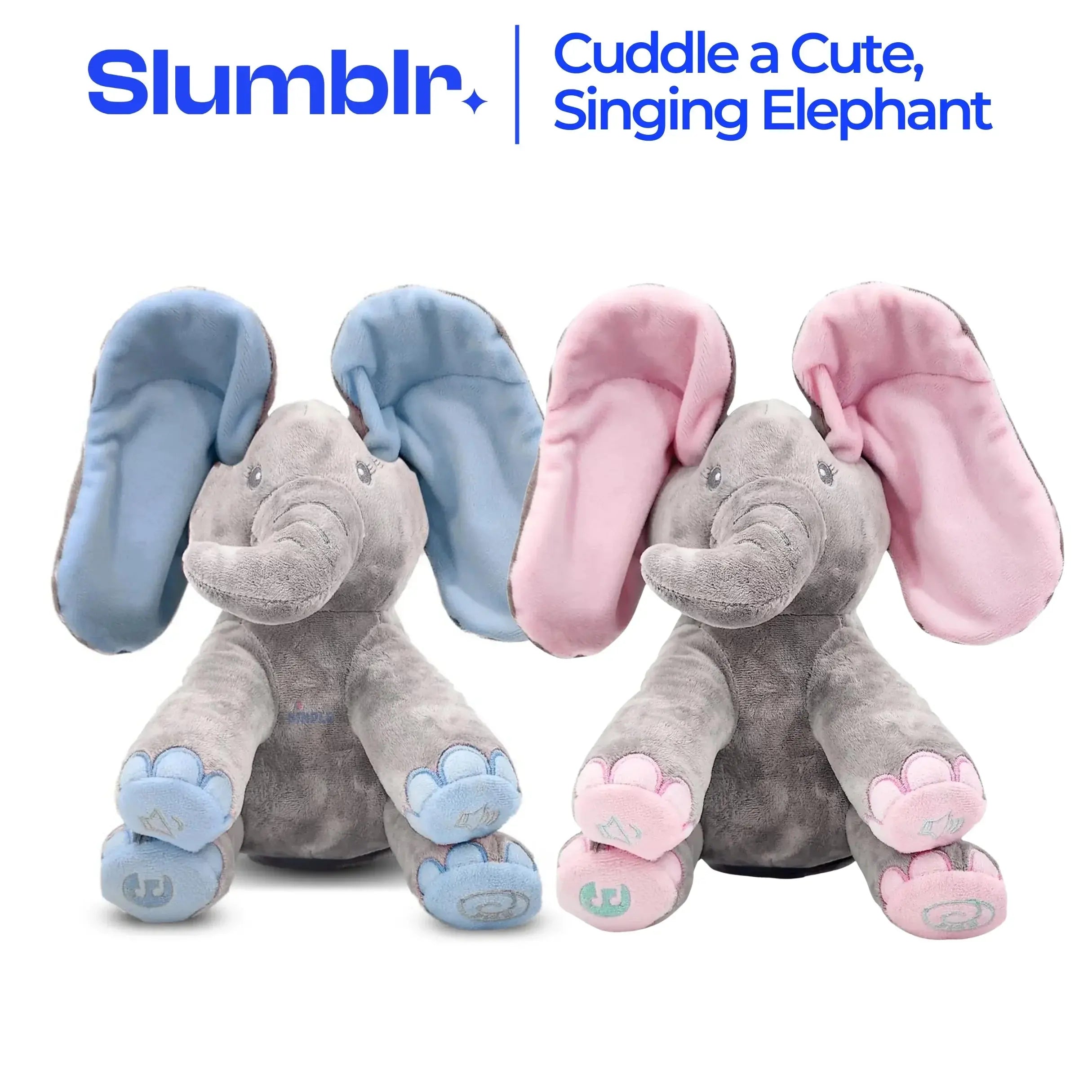 Slumblr® Singing Elephant Plush Toy Animated Slumblr