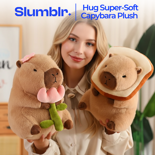 Slumblr® Cute Capybara Soft Plush Pillow