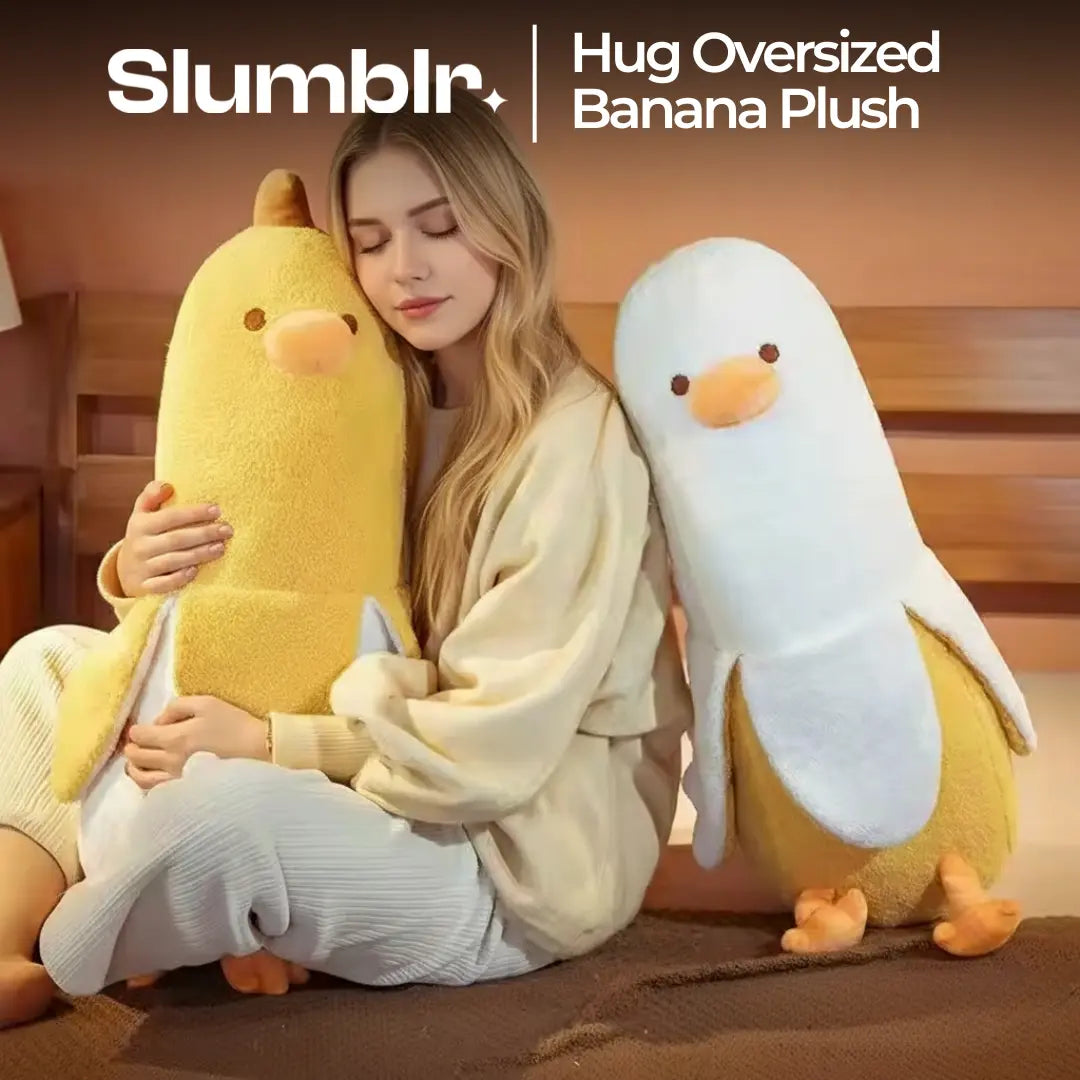 Slumblr® Banana Duck Hugging Plush Pillow Slumblr