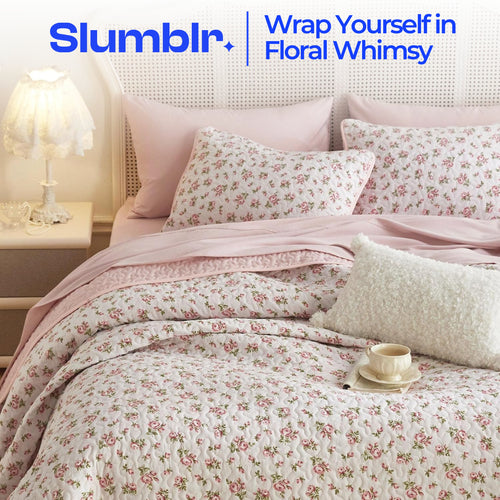 Slumblr® Floral Bedding Set 4pcs