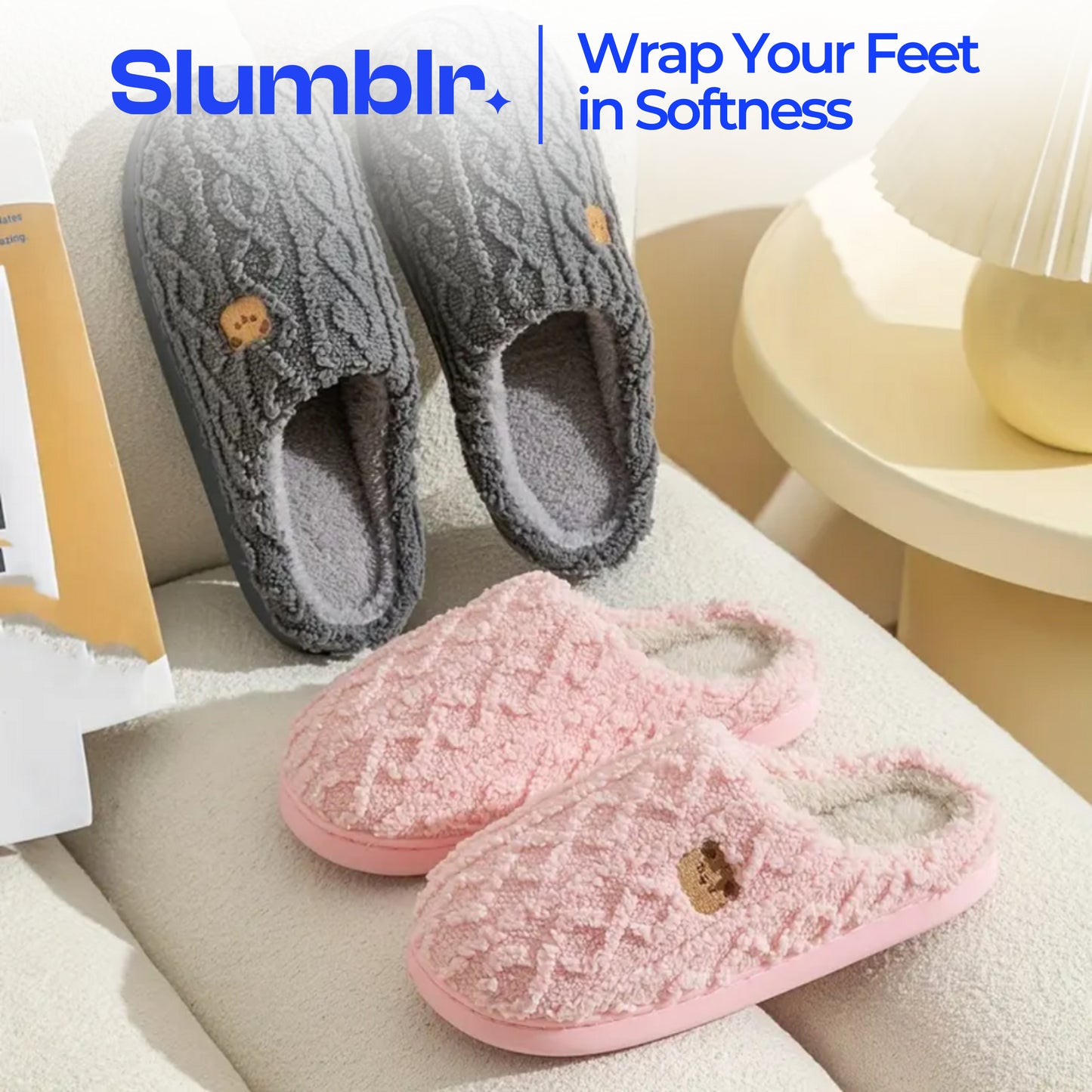 Slumblr® Winter Cotton Indoor Slippers