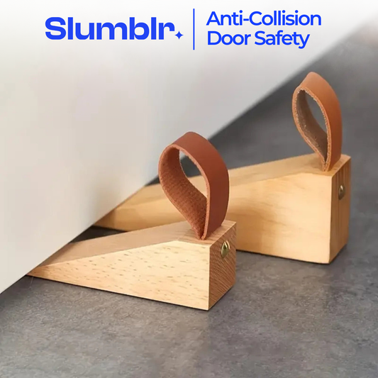 Slumblr® Sleek Wooden Door Stopper