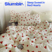 Slumblr® Korean Style Love Heart Bedding Set 4pcs Slumblr