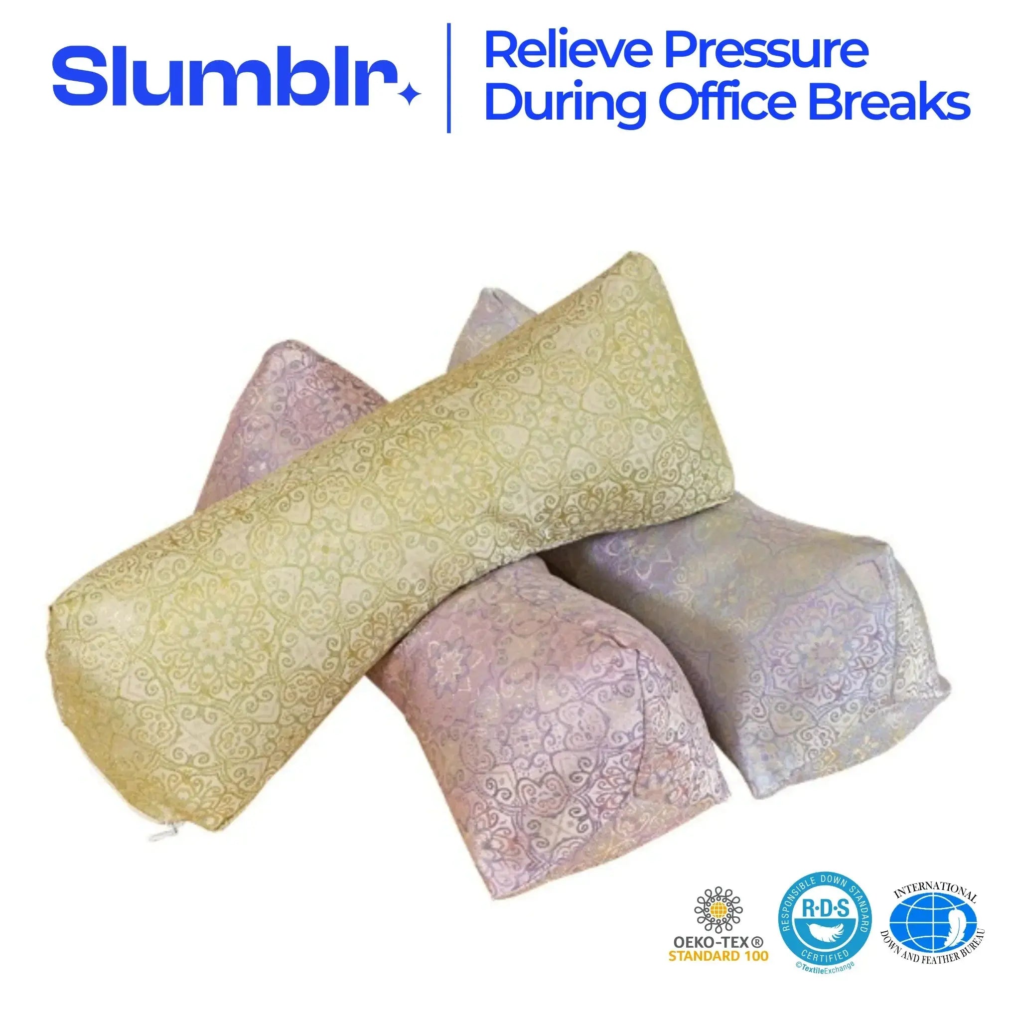 Slumblr® Buckwheat Support Travel Pillow Slumblr