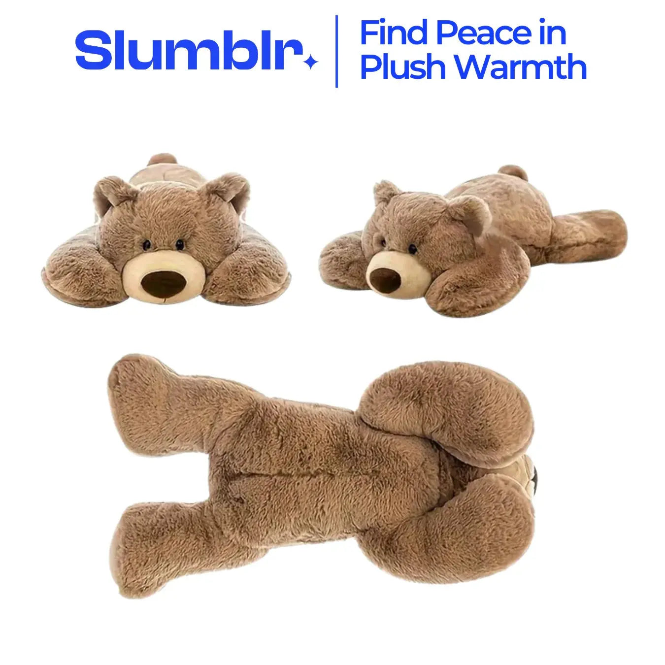 Slumblr® Weighted Stuffed Animals Comfort Plush Bear Slumblr