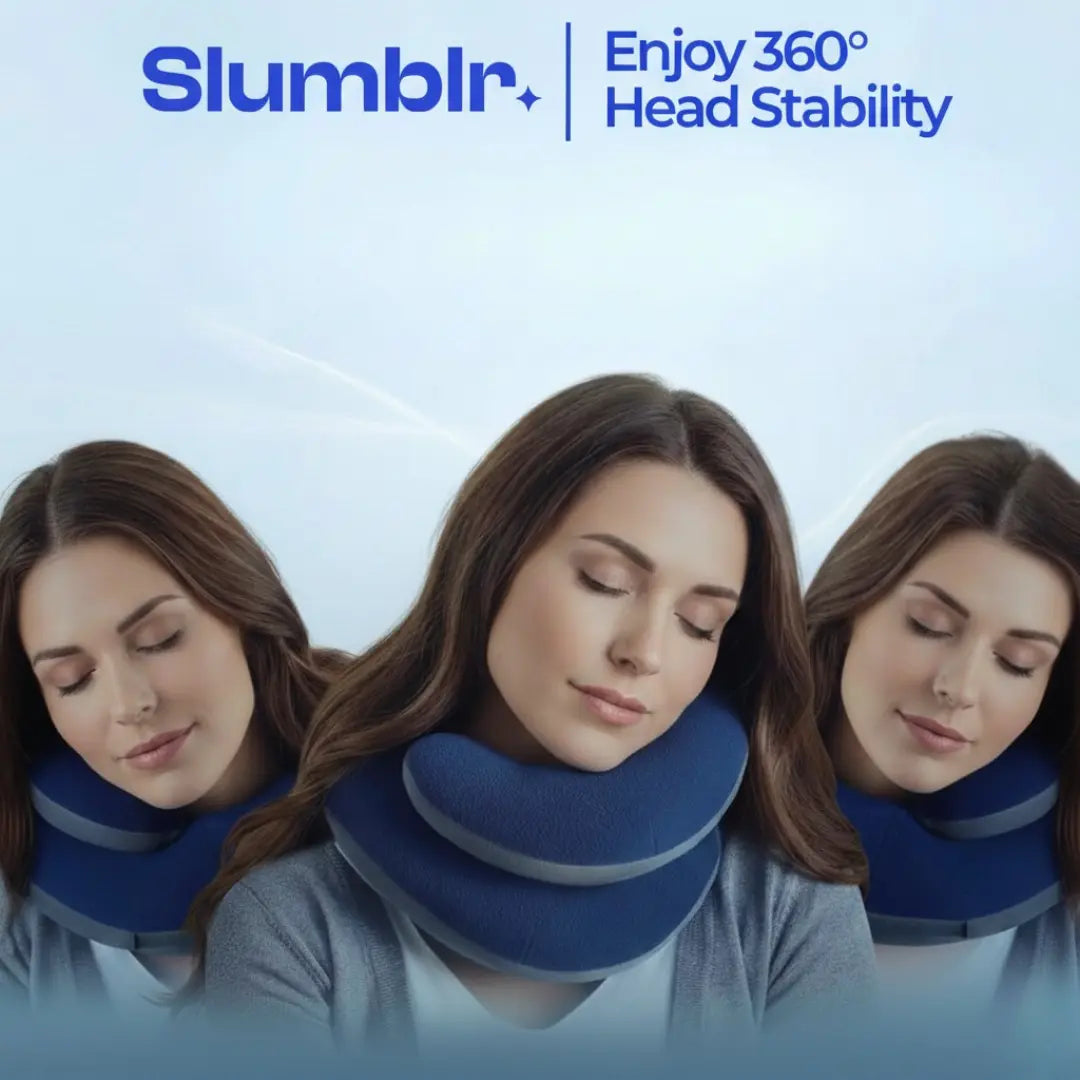Slumblr® Double-Support Travel Neck Pillow Slumblr