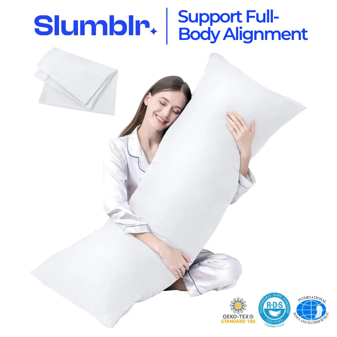 Slumblr® Breathable Large Body Pillow Slumblr