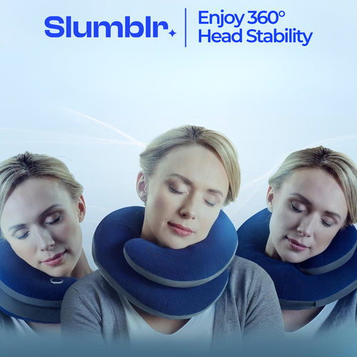 Slumblr® Double-Support Travel Neck Pillow