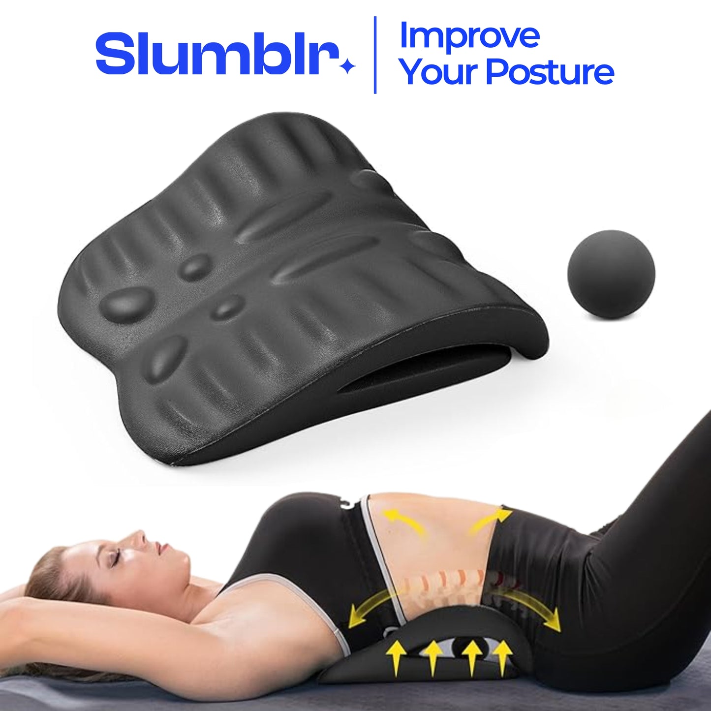 Slumblr® Ergonomic Stretching Cushion