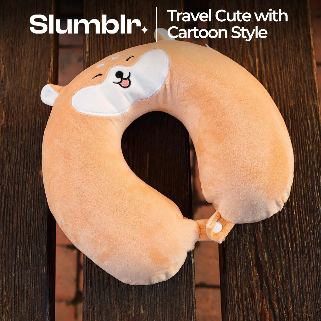 Slumblr® Cartoon U Shaped Travel Pillow Slumblr