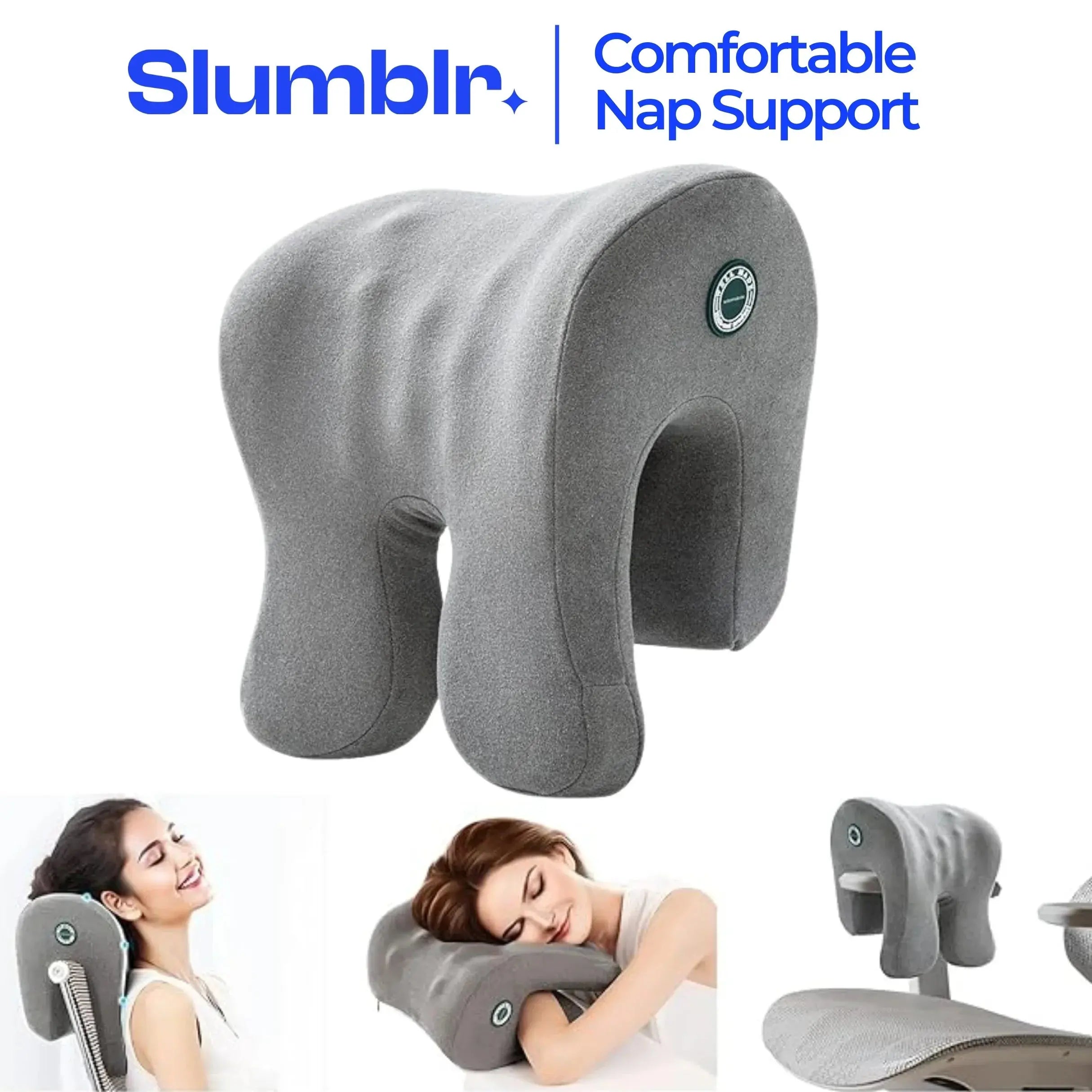 Slumblr® Ergonomic Memory Foam Headrest Pillow Slumblr