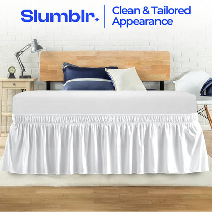 Slumblr® Elastic Wrap Around Bed Skirt