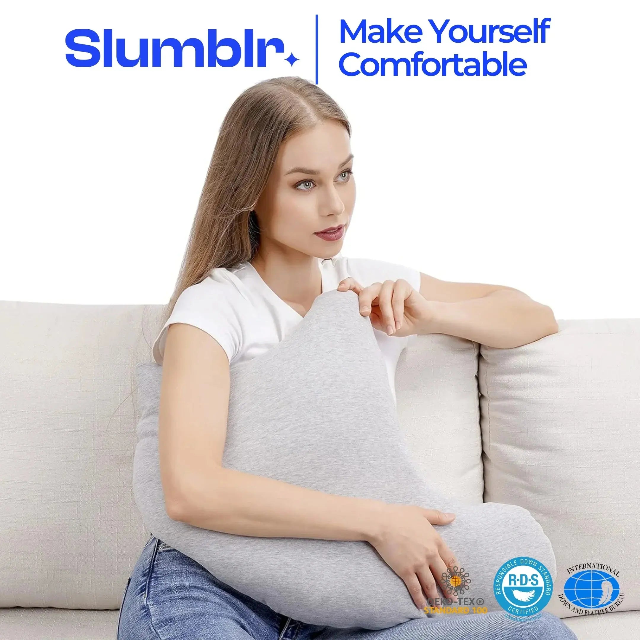 Slumblr® Ergonomic Recovery Support Pillow Slumblr