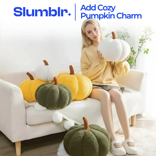 Slumblr® Nordic Plush Pumpkin Decorative Cushion