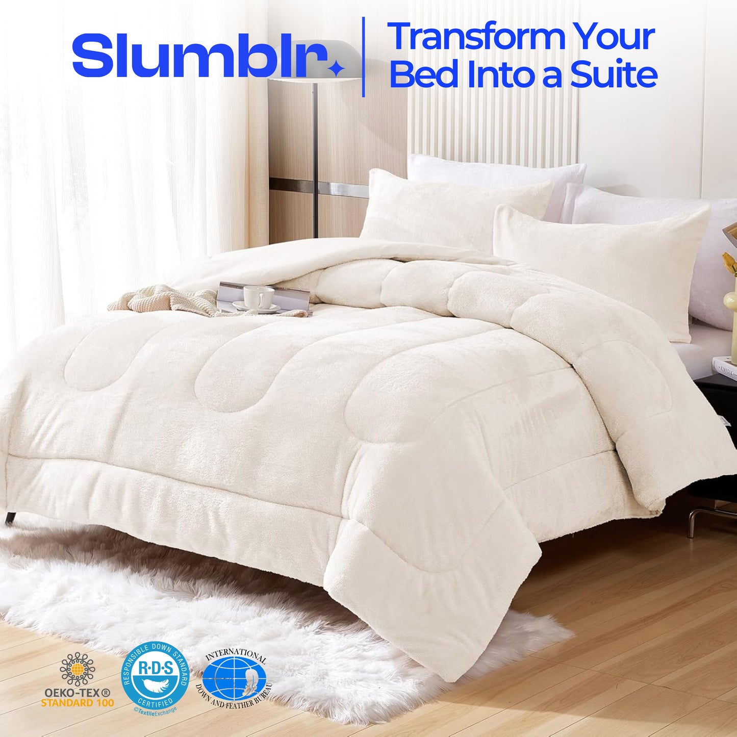 Slumblr® All-Season Reversible Quilt Comforter Set
