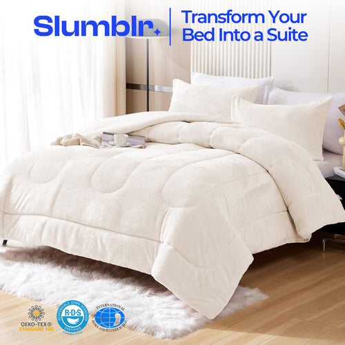 Slumblr® All-Season Reversible Quilt Comforter Set