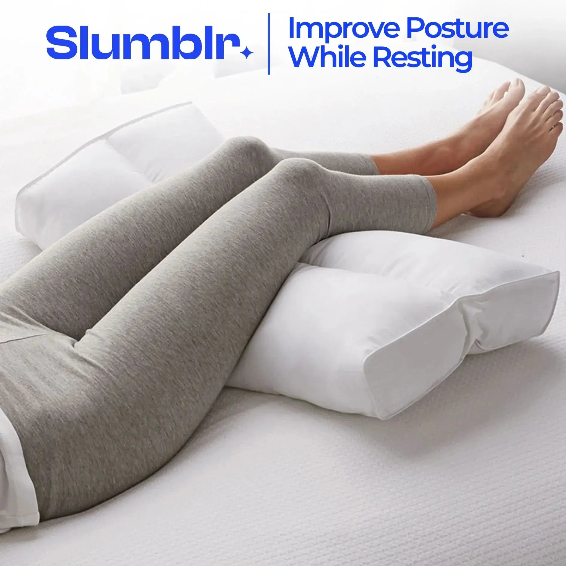 Slumblr® Supportive Cushion with Down-Alternative Fill Slumblr