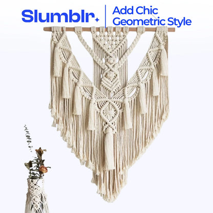 Slumblr® Woven Boho Geometric Wall Tapestry