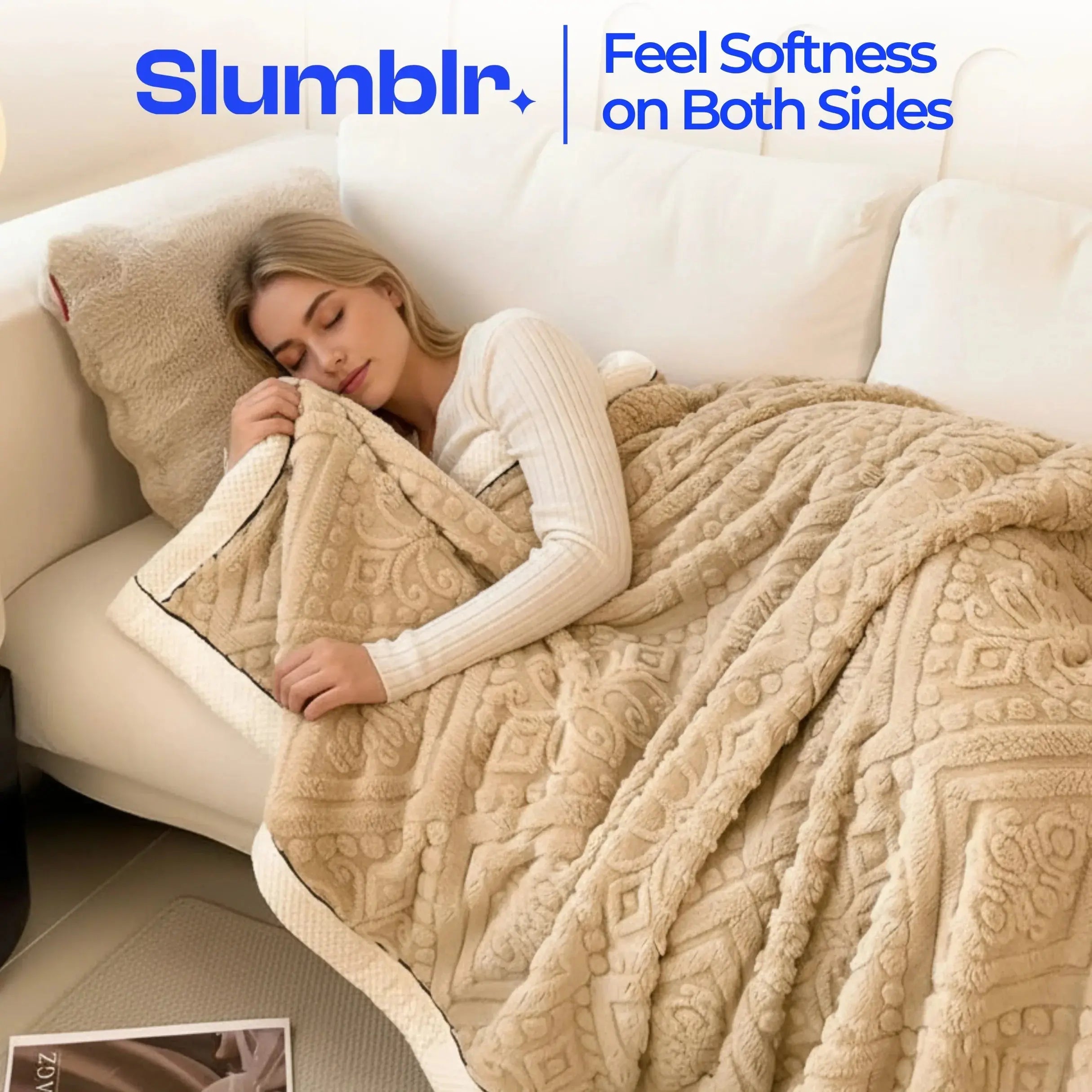 Slumblr® Double-Sided Thickened Breathable Blanket Slumblr