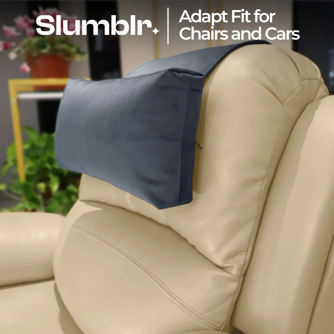 Slumblr® Headrest Pillow with Non-Slip Base Slumblr