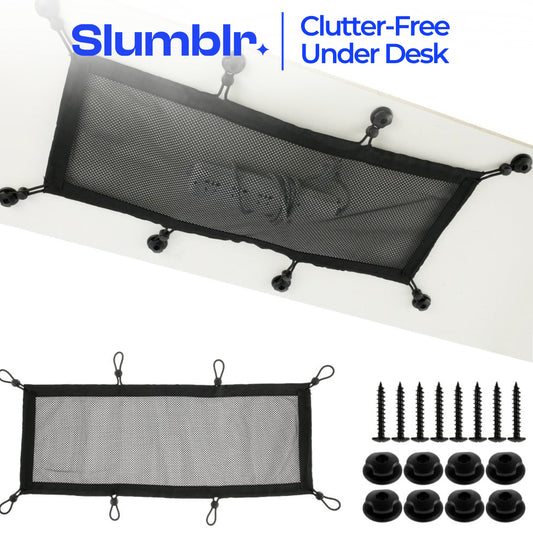 Slumblr® Flexible Under Desk Cable Management Net