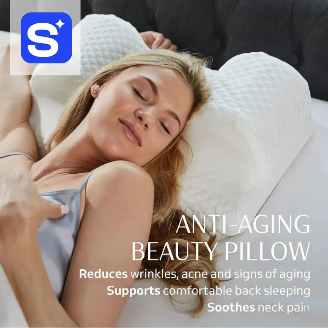 Slumblr® Ergonomic Memory Foam Pillow Contour Cooling Slumblr