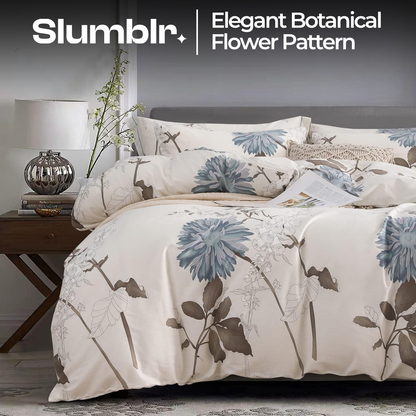Slumblr® Cotton Botanical Bedding Set (4pcs)