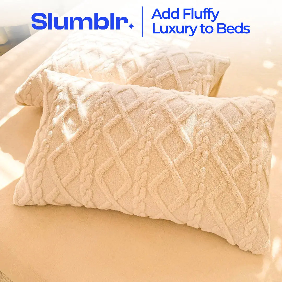 Slumblr® Ultra Soft Textured Pillowcase Set (2 Pcs) Slumblr