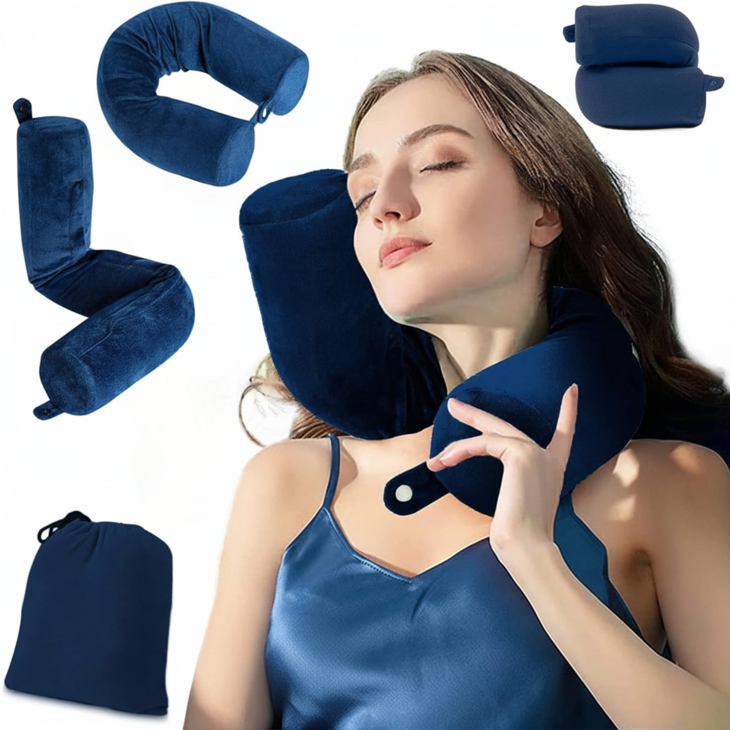 Slumblr® Bendable U-Shaped Travel Pillow