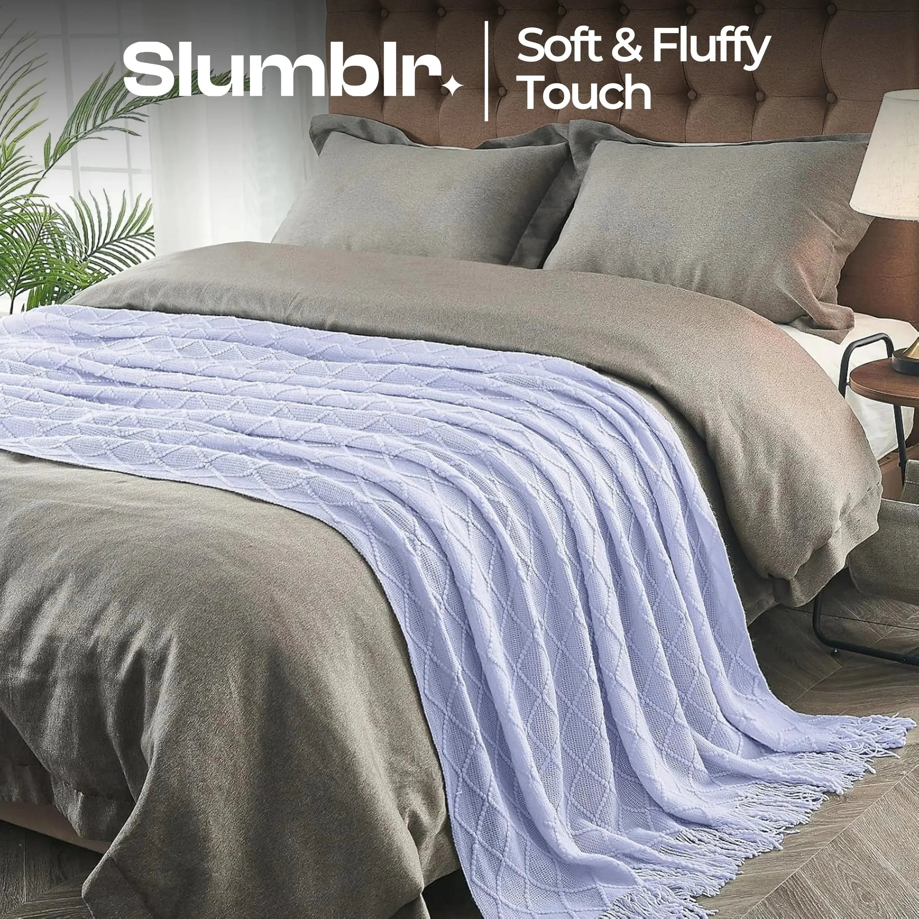 Slumblr® Nordic Knitted Throw Blanket Slumblr
