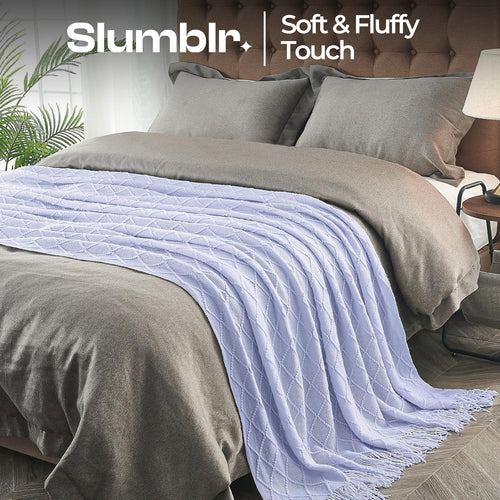 Slumblr® Nordic Knitted Throw Blanket