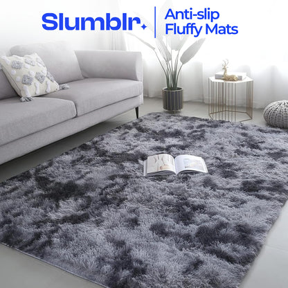 Slumblr® Soft Velvet Tie Dye Carpet