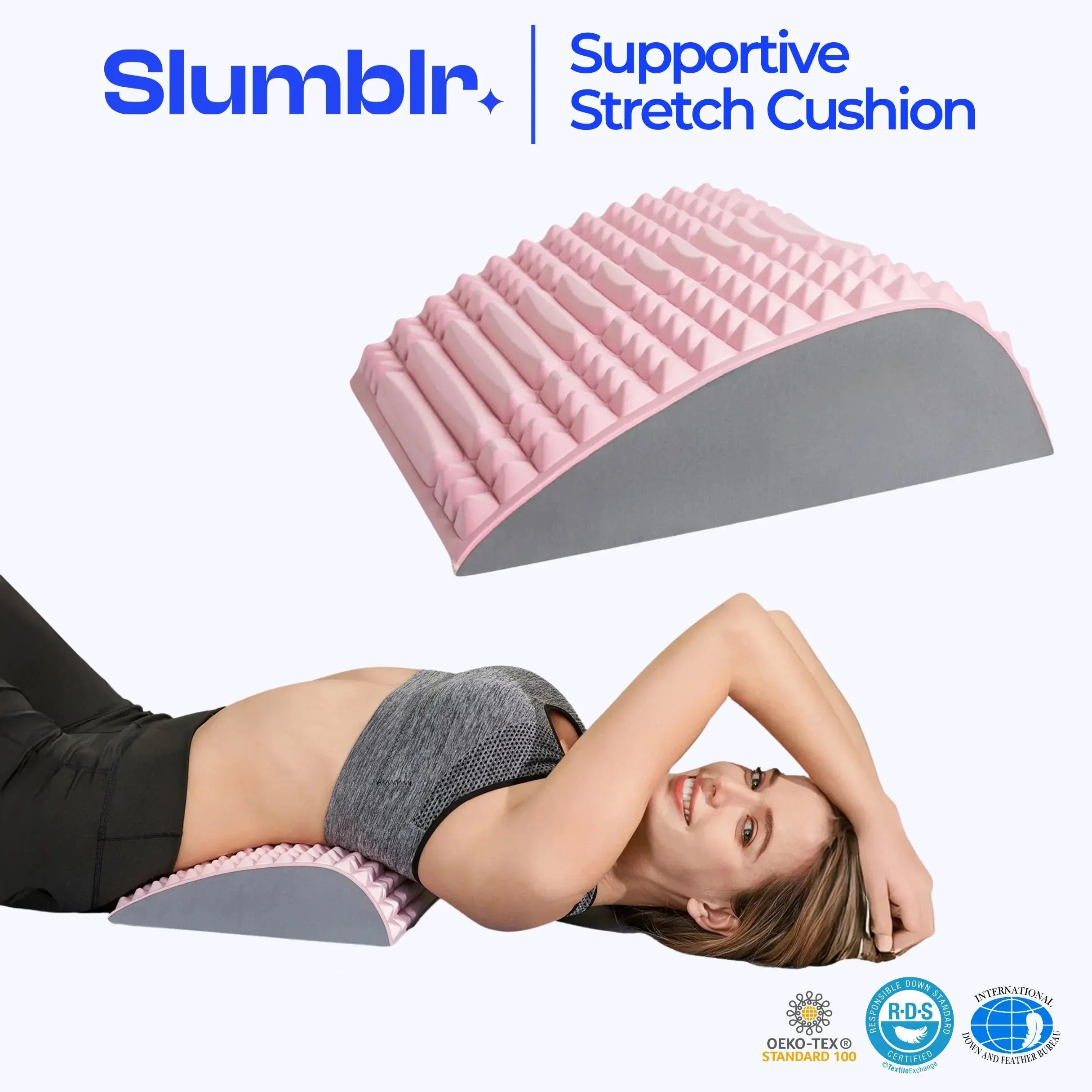 Slumblr® Orthopedic Memory Foam Cushion Slumblr